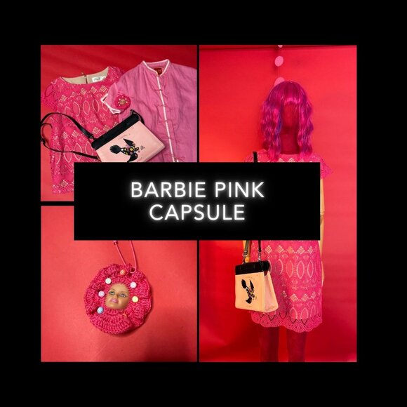 4-Piece Women’s Barbie Pink Capsule – Vintage, Upcycled & Pre-Loved – Size S - Picture 1 of 12